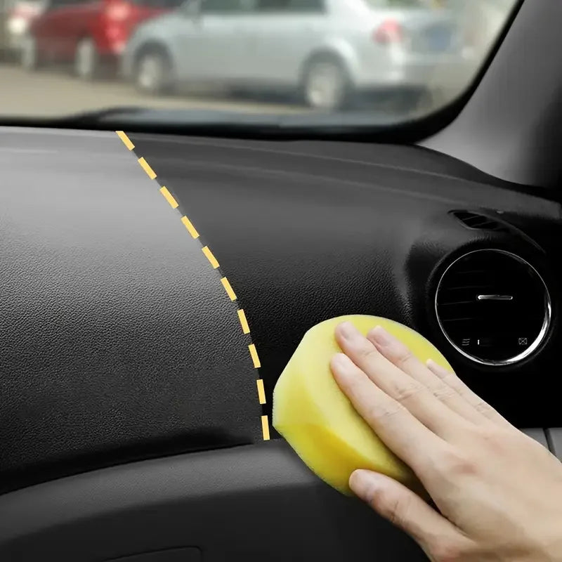 Multifunctional automotive repair wax, plastic parts renovation, automotive interior and panel renewal wax coating agent