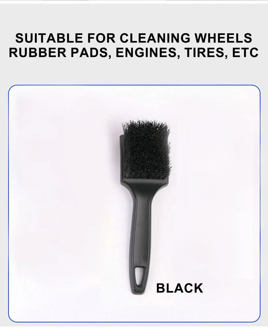 SEAMETAL Car Tire Wheel Rim Cleaning Brush Detailing Brushes Wash Tool Universal Wheel Tire Cleaning Accessories