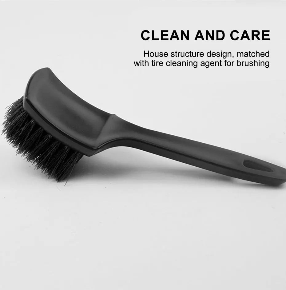 SEAMETAL Car Tire Wheel Rim Cleaning Brush Detailing Brushes Wash Tool Universal Wheel Tire Cleaning Accessories