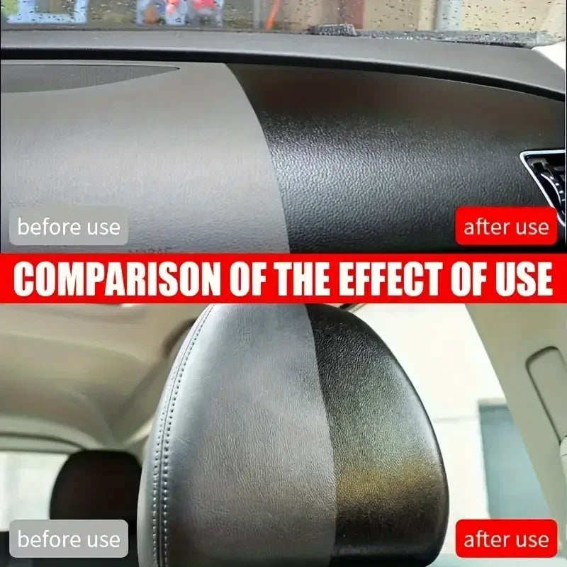 Multifunctional automotive repair wax, plastic parts renovation, automotive interior and panel renewal wax coating agent