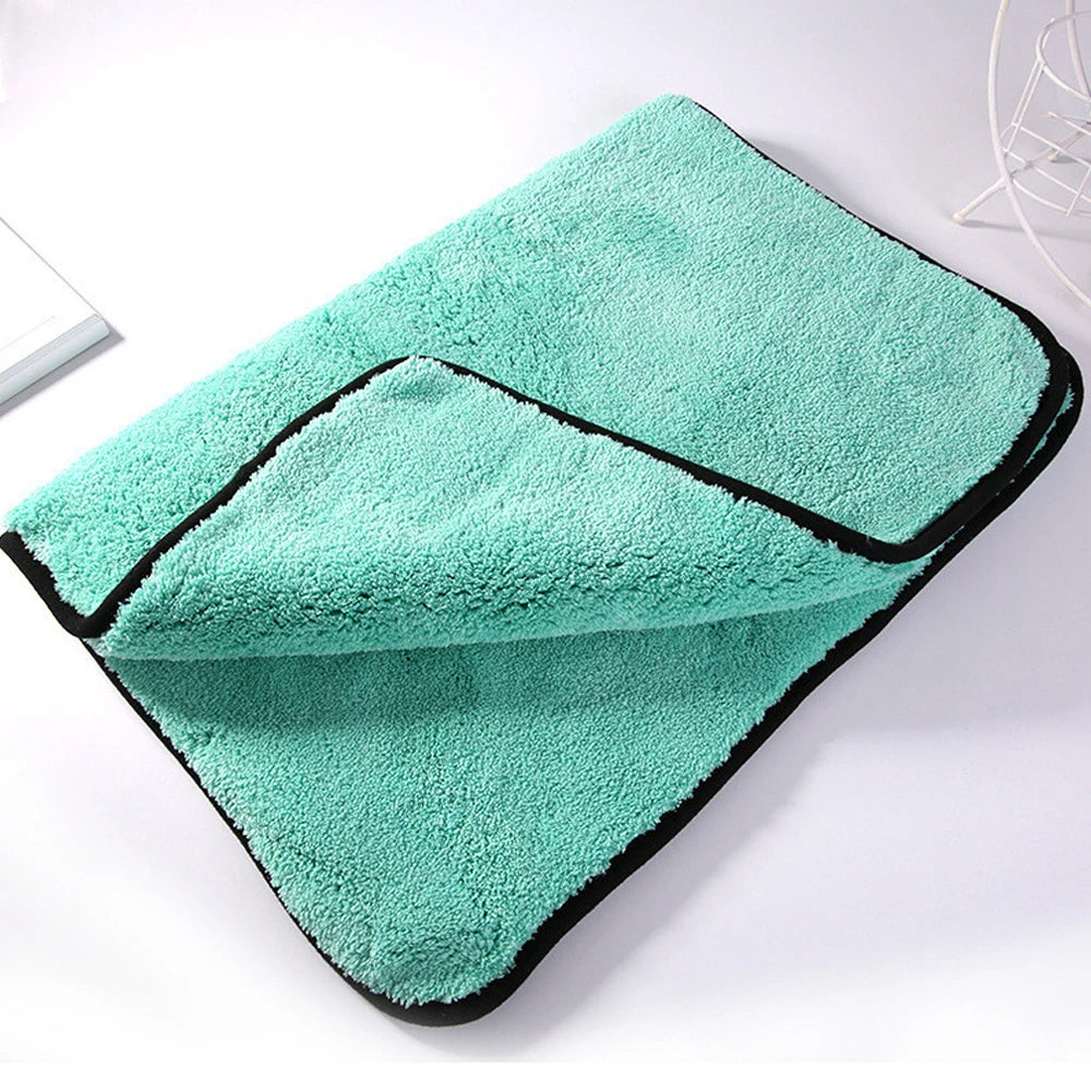 Portable 1200GSM Super Soft Premium Microfiber Drying Cltoth Ultra Absorbancy Aqua Deluxe Car Wash Towel