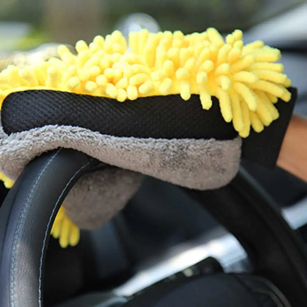 Guante de Microfibra para Lavado de Auto – Suave, Antirayones y Multiuso