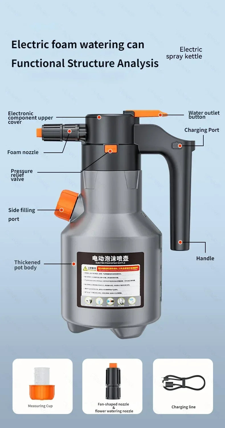Pulverizador Eléctrico de Espuma 2L