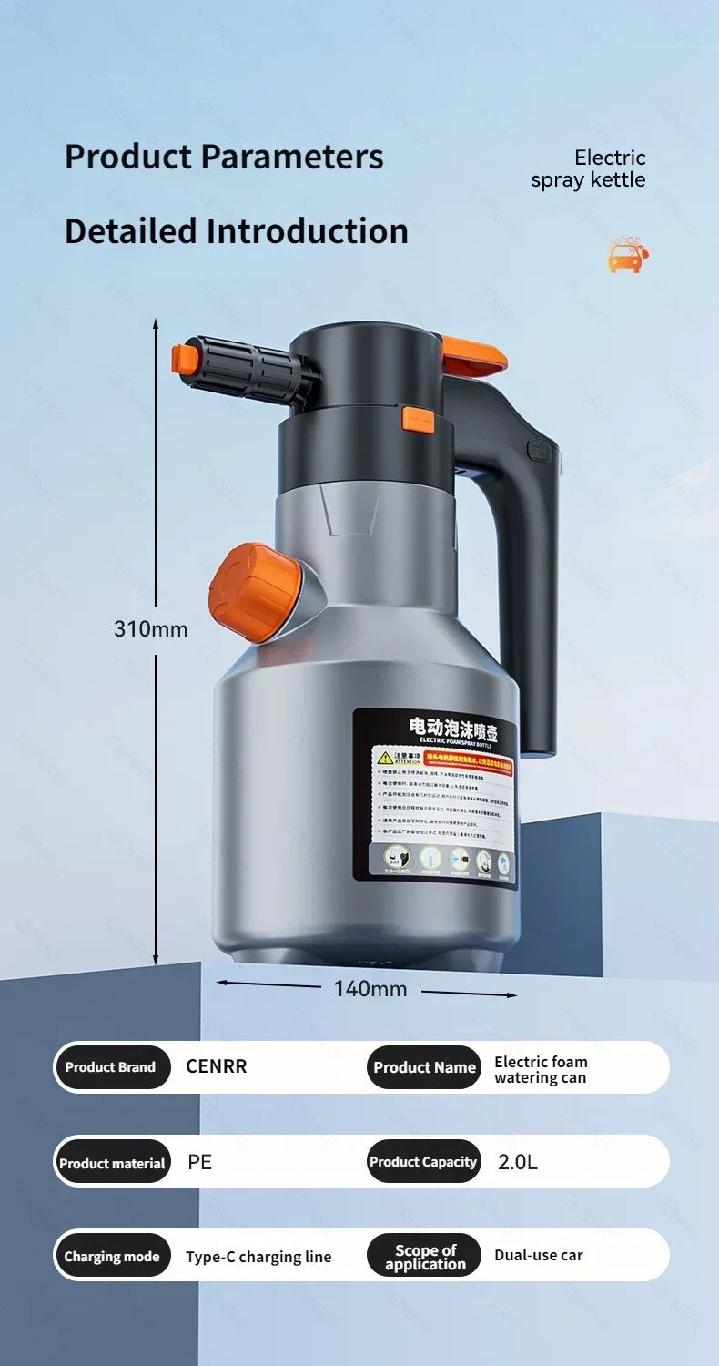 Pulverizador Eléctrico de Espuma 2L